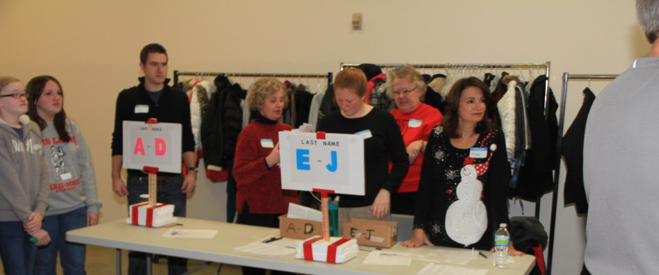Volunteers at a Foundation community event